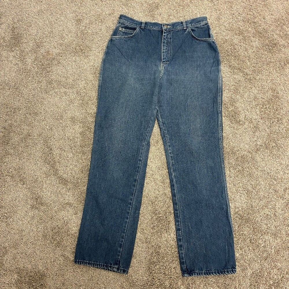 Vintage Gitano Womens Size 18 Regular Mom Jeans High Rise 100% Cotton Brazil